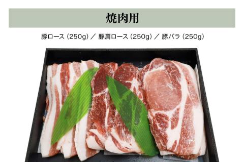 ブランド豚「ばんぶぅ」ギフト 焼肉用 750g 42-BB
