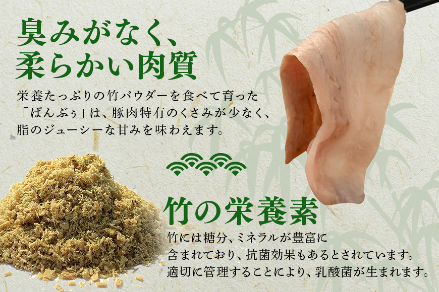 ブランド豚「ばんぶぅ」切り落とし 2.0kg(500g×4パック) 42-AU