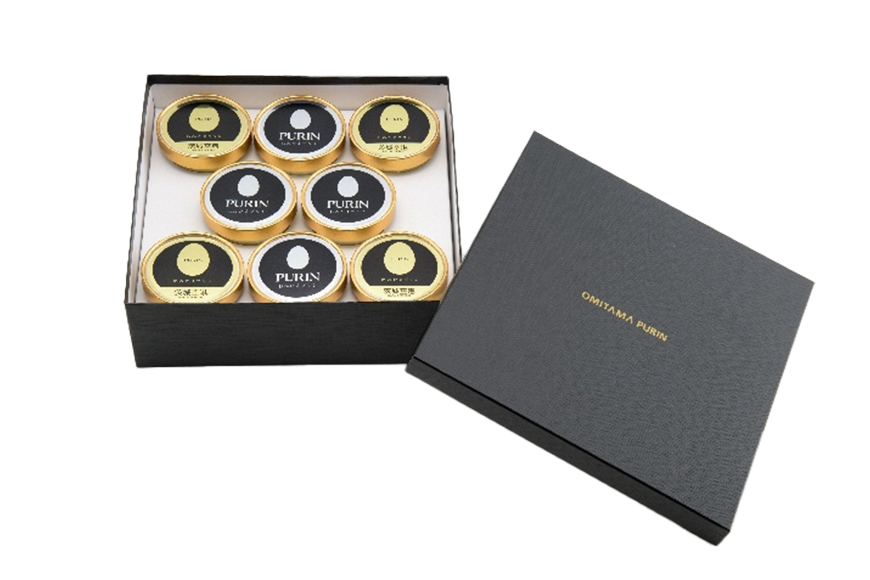 おみたまプリン4個・おみたまミルクプリン4個入り 8-D