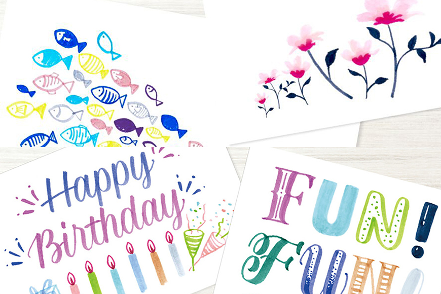 ぺんてる 筆タッチサインペン 24色セット 33-K