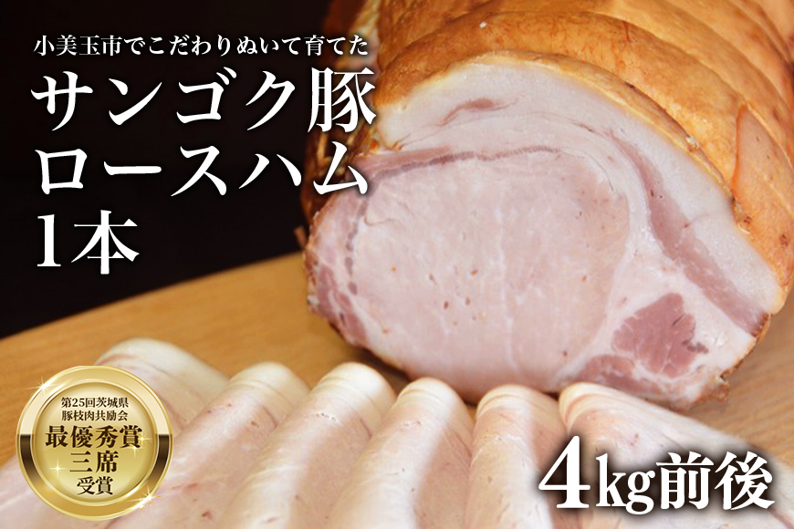 サンゴク豚 ロースハム1本（4kg） 2-J