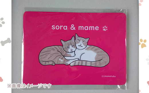 628 オーダーマウスパッド 1個（B5サイズ）【まめつぶはうす】