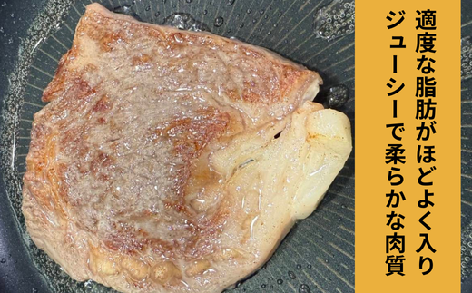 707 常陸牛 サーロイン芯ステーキ ステーキソース付 黒毛和牛 約300g (約100g×3枚)【吉川商事】