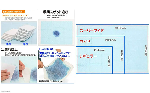 276622 厚型 ワイド ペットシーツ 40枚 × 4袋 国産 ペットシート 343