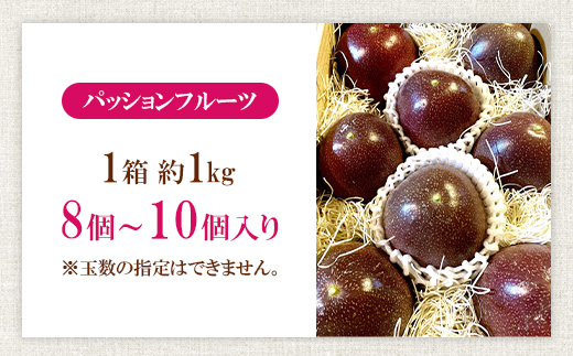 748 家庭用 魅惑のパッションフルーツ 約1kg 茨城県 茨城町産 先行予約【Auster ＆ Sons,D(オースター アンド サンデー)】