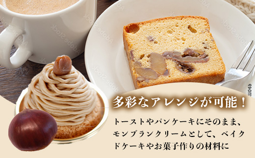 634 氷温貯蔵 栗ペースト300g（ 茨城町産 栗 100％ 使用 ) 【海老澤農園】