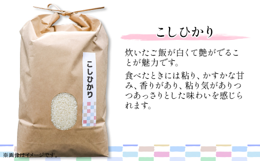 595 にじのきらめき ふくまる コシヒカリ 3種食べ比べ 9kg