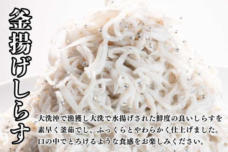 定期便 釜揚げしらす (1kg×10か月) 天然 釜揚げ ふっくら しらす シラス 魚 さかな 魚介 離乳食
