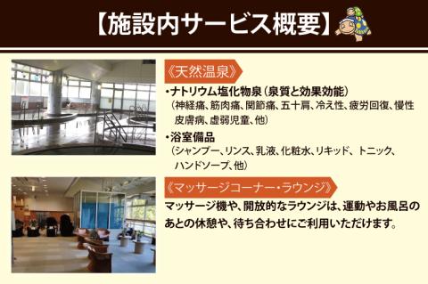 ゆっくら健康館　温泉/プール/トレーニングジム回数券（11枚綴り×2セット） チケット 温泉 プール トレーニングジム レジャー お出かけ 旅行 旅 癒し 入浴 日帰り入浴