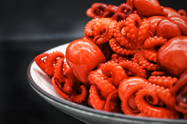 味付けチビたこ からし風味 800ｇ やまさん商店 たこ 蛸 ピリ辛 ちびだこ つまみ 珍味 2箱