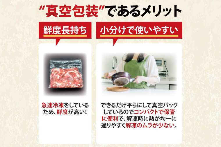 国産豚肉 こま切れ 300g×6p (1.8kg) 【2026年5月発送予定】【 小分け ・ 真空パック 】 ( 茨城県共通返礼品・茨城県産 ) ブランド豚 ローズポーク 茨城 国産 切り落とし 豚 豚肉 冷凍