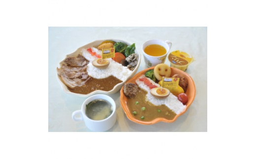 ホロルの湯の藤井川ダムカレー皿(大) (BG013)