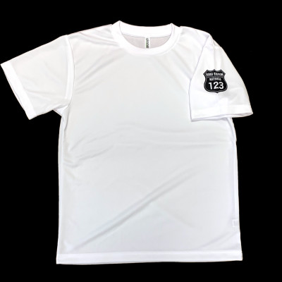 オリジナルワッペン入りTシャツ(白)　Lサイズ (AF021)