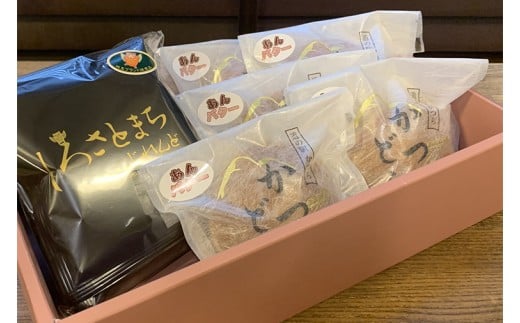 珈琲とかつどら5個【城里町ブレンド(ドリップバッグ)/あん