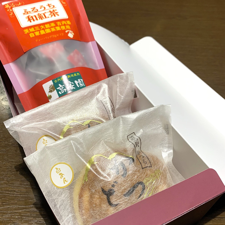 和紅茶とかつどら２個セット【白あん】 (AF083)