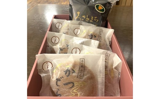 珈琲とかつどら5個【城里町ブレンド(ドリップバッグ)/つぶ