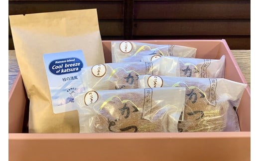 珈琲とかつどら5個【桂の清風(ドリップバッグ)/つぶあん】(