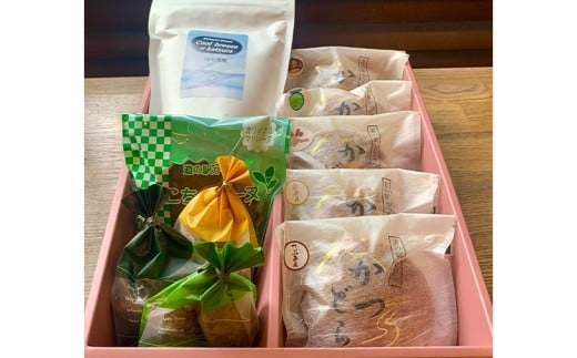 珈琲と焼菓子9種【桂の清風(粉)】(AF149)