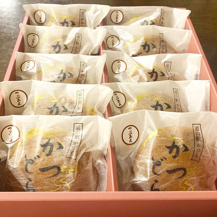 かつどら10個入り【つぶあん】 (AF044)
