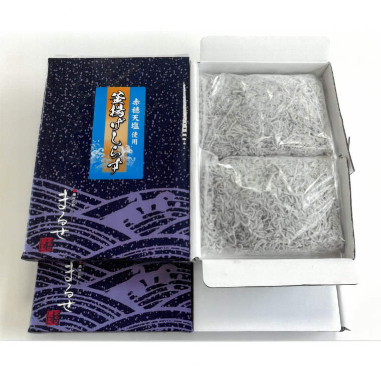 【6回定期便】大津港水揚げの釜揚げしらす 1kg(250g×2パック