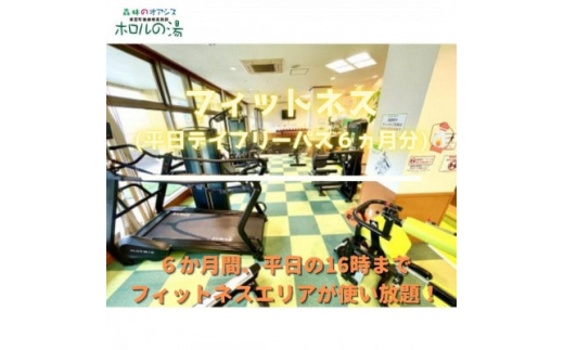 ホロルの湯　フィットネス(平日デイ 6ヵ月) (BG006)
