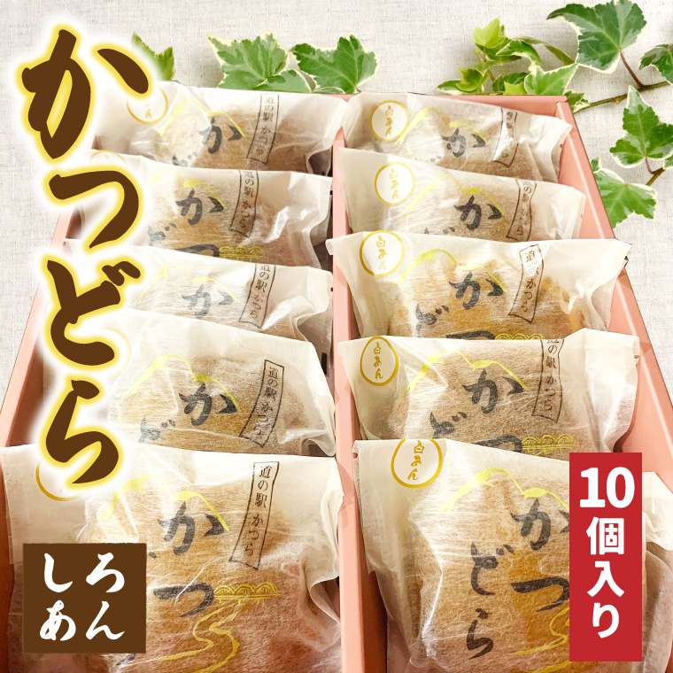かつどら10個入り【白あん】 (AF045)