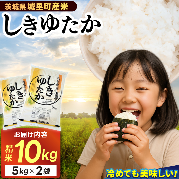 ★☆ 関東地方限定配送 ☆★ 精米 10kg(5kg×2袋) しきゆたか【