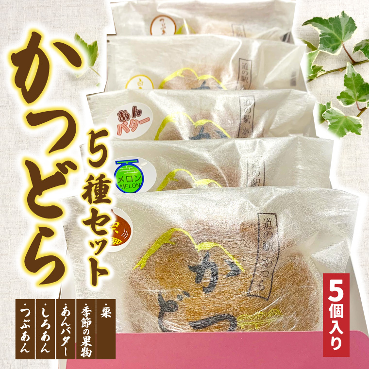 かつどら５個入り(５種) (AF043)