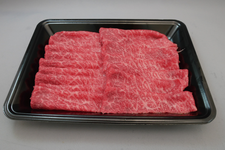 黒毛和牛「常陸牛」モモ又は肩部位 すき焼き用 約270ｇ【ブランド牛 牛肉 黒毛和牛 ひたちぎゅう 良質 霜降り 冷凍 茨城県 阿見町】（03-02）