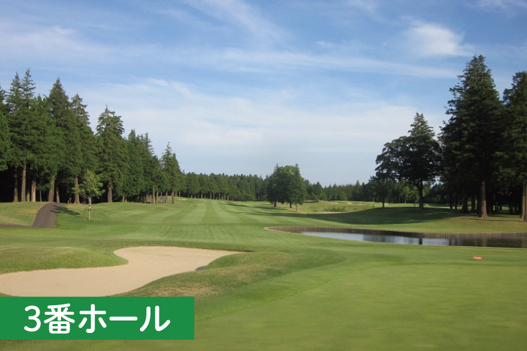 阿見ゴルフクラブプレーご招待券（土日祝4名様）【ゴルフ プレー券 ゴルフ場利用券 阿見町 茨城県】（30-01）