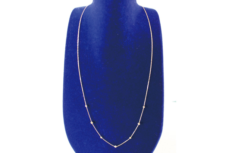 K18 トライアングルミラーネックレス【アクセサリー 18金 K18 ホワイトデー ファッション おしゃれ 小物 ギフト フォーマル カジュアル 国産】（36-01-1）