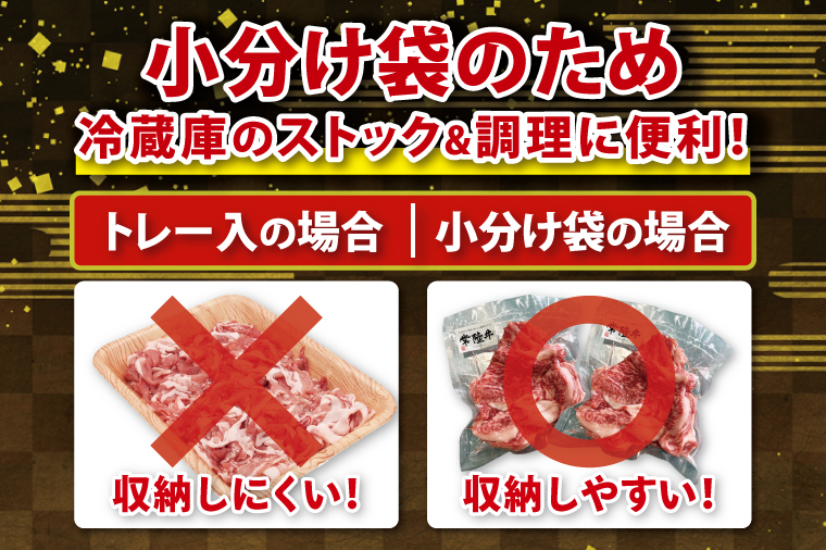 【茨城県共通返礼品】【6ヶ月定期便】【茨城県共通返礼品】個包装で便利！常陸牛切り落とし 800g（200g×4）【黒毛和牛 国産 銘柄牛 牛肉 肉 個包装 真空パック 小分け 冷凍 茨城県産】(81-44)