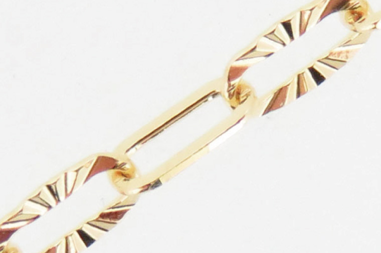 K18 カクシャインクリップチェーンネックレス（60cm）｜アクセサリー 18金 ホワイトデー ファッション おしゃれ 小物 ギフト フォーマル カジュアル 国産（36-14）