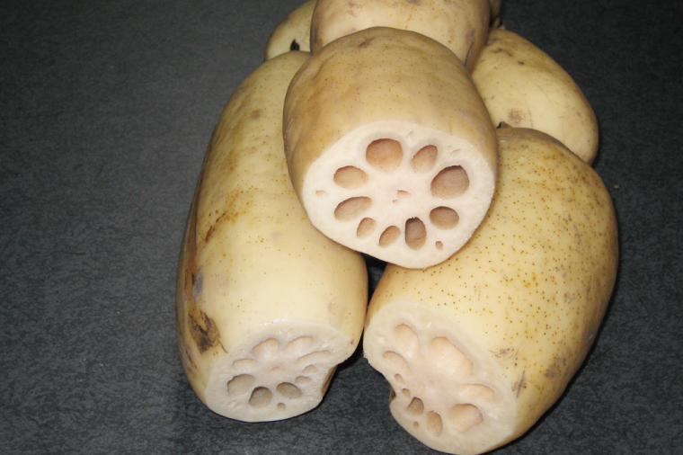 阿見レンコン（Mサイズ 5本程度 約4kg）【れんこん 蓮根 肉厚 しゃきしゃき 煮物 きんぴら】(20-01)