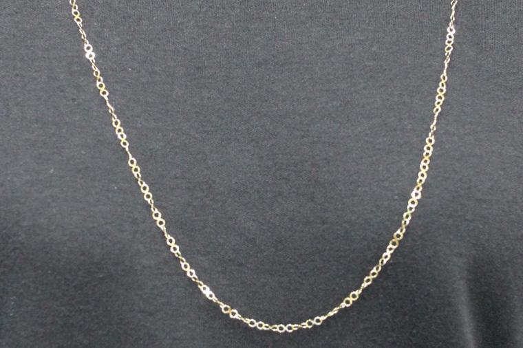 Ｋ18 インフィニティロングネックレス【アクセサリー 18金 K18 ホワイトデー ファッション おしゃれ 小物 ギフト フォーマル カジュアル 国産 阿見町 茨城県】（36-04-1）