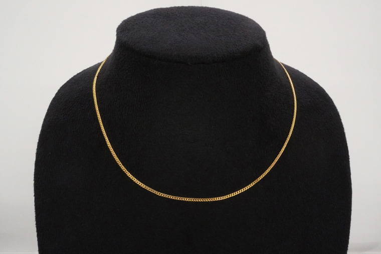 2面 喜平 ネックレス K18【ネックレス アクセサリー 金 ゴールド おしゃれ 記念日 プレゼント 贈り物 母の日 バレンタイン クリスマス ホワイトデー 国産】（36-07-1）