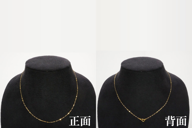 ペタルネックレス K18【ネックレス アクセサリー 金 ゴールド おしゃれ 記念日 プレゼント 贈り物 母の日 バレンタイン クリスマス ホワイトデー 国産】（36-08-1）