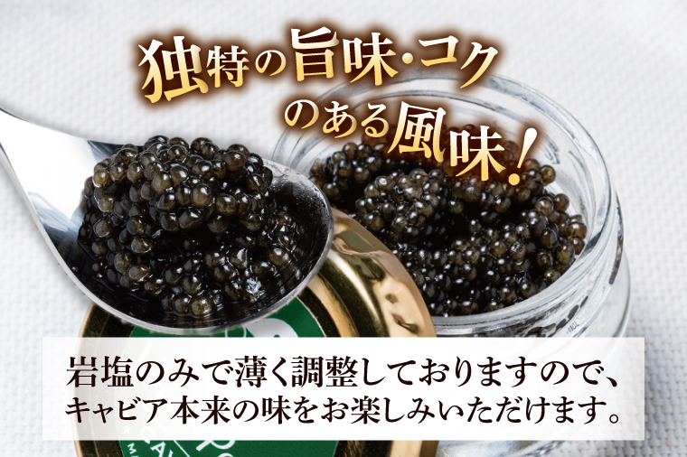 【先行予約】【12月上旬から中旬に発送】【茨城県共通返礼品/河内町】純国産キャビアVoeu-Pence 20ｇ×1個【数量限定 茨城県河内町】(78-01)