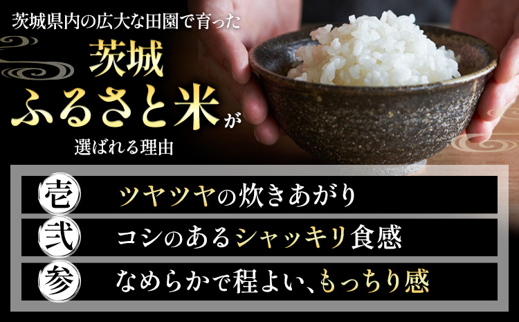 【3か月定期便】米 茨城 ふるさと米 無洗米 20kg《お申し込み月の翌月から出荷開始》茨城県 河内町 米 国産 お米 おこめ お弁当 おにぎり---kawachhi_lcl_24_20kgtei---