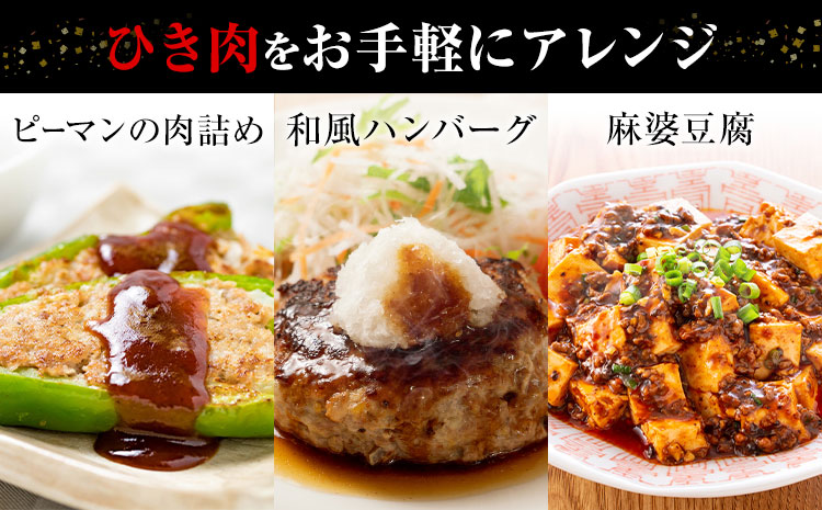 美明豚 ひき肉 500g × 6パック 計3kg (茨城県共通返礼品：茨城県産) ワークミート《30日以内に出荷予定(土日祝除く)》茨城県 河内町 SPF豚 びめいとん 部位 ひき肉 惣菜 豚肉 ブランド豚---kawachhi_wm_12_6p---