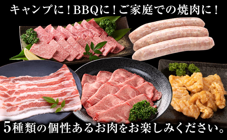 焼肉 セット 常陸牛 カルビ 美明豚 バラ フランク 味付 牛タン 味噌 ホルモン (茨城県共通返礼品：茨城県産) ワークミート《30日以内に出荷予定(土日祝除く)》茨城県 河内町 常陸牛 美明豚 和牛 牛 牛肉 豚 豚肉 肉 詰め合わせ 焼肉 バーベキュー---kawachhi_wm_2_set---