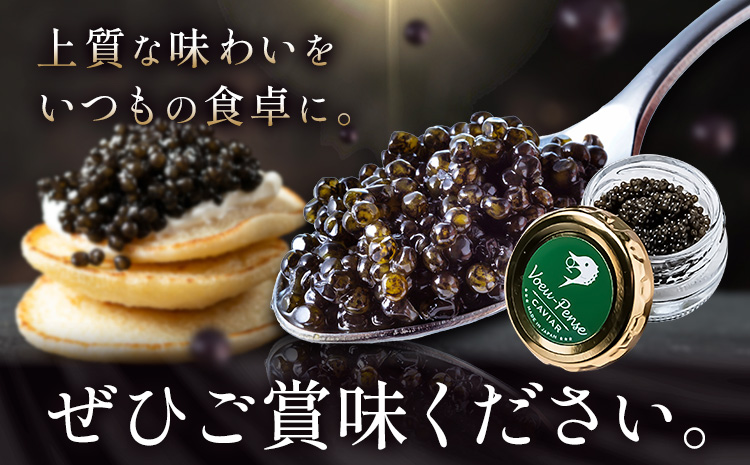 キャビア 純国産キャビア Voeu-Pense 1個 《12月中旬頃より出荷》キャビアフィッシュカンパニー 高級 チョウザメ クラッカー バゲット パスタ 茨城県 河内町---kawachhi_kfc_1_1i---