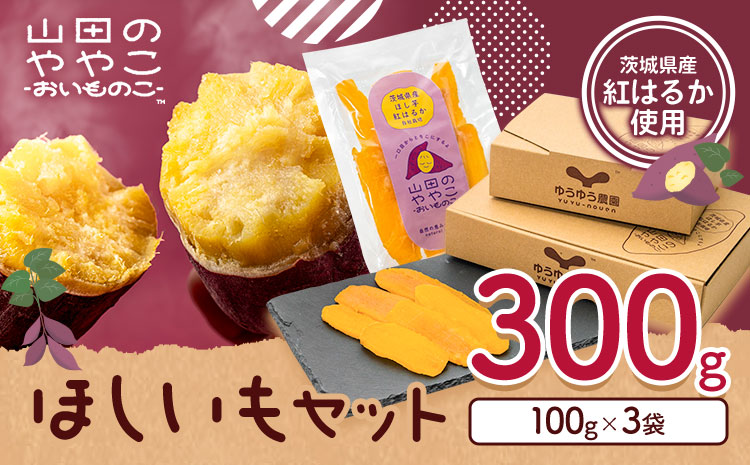 干し芋 山田のややこ おいものこ ほしいもセット 300g  《30日以内に出荷予定(土日祝除く)》株式会社ゆうゆう農園 スイーツ おやつ 芋 さつまいも 和菓子 お菓子 茨城県 河内町【配送不可地域あり】（沖縄・離島）---kawachhi_yyn_1_300g---