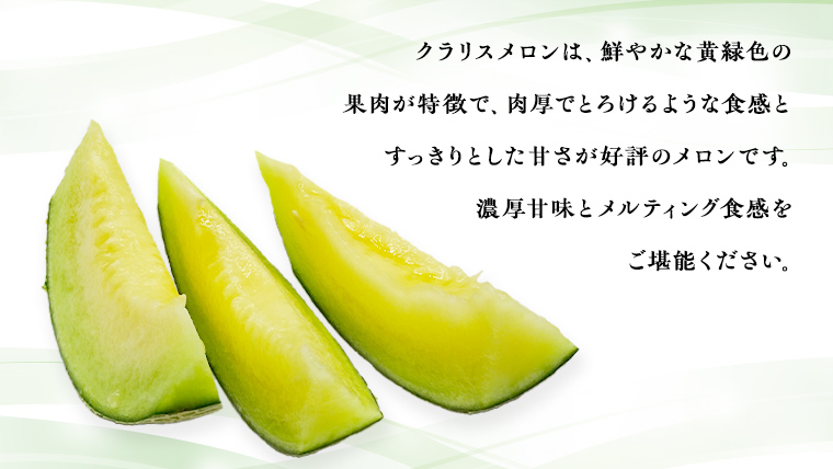 【 令和8年産 】【 先行予約 】クラリスメロン 秀品 1箱 2玉入り 飯岡 メロン クラリス 青肉 果物 フルーツ 甘い [CG004ya] クラリスメロン 秀品 2玉