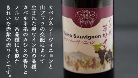 八千代夢ワインシリーズ ハーフボトル 2本 セット ヤマ・ソーヴィニョン ( 赤 )・きぬ( 白 ) ワイン ハーフ セット 日本 夢 甲州 中辛 辛口 ドライ [AT011ya]