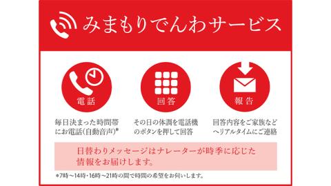 郵便局のみまもりでんわサービス（携帯電話コース3か月） [BR007ya]