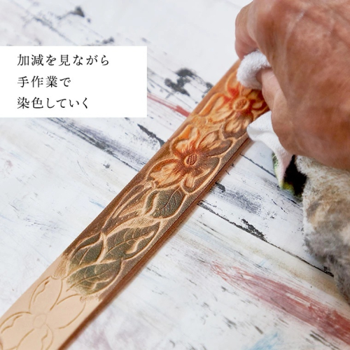 牛革ノートパソコンケース 14インチ（鳳凰鳥模様・アメリカンオイル革 / 茶色 ）【縦35cm、横26.5cm】牛革 革 パソコンケース 手作り ハンドメイド [BE065ya] 鳳凰鳥模様・アメリカンオイル革 / 茶色 14インチ【縦 35cm / 横 26.5㎝】