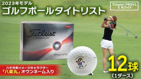 【 2023年9月30日まで 】 ゴルフボール タイトリスト PROV1X ホワイト 1ダース ( 12球 ) 八菜丸 プロV1 Titleist ゴルフ ボール [BW009ya]