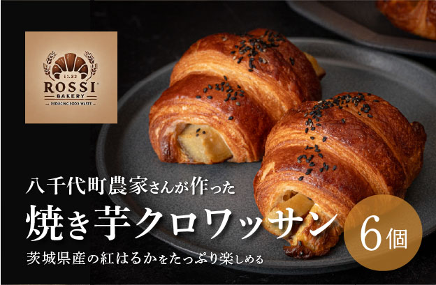 焼き芋 クロワッサン 八千代町産 さつまいも 紅はるか使用 パン お菓子 スイーツ デザート 芋 いも 焼いも ふるさと納税 8000円 濃厚 NONAKA HIROSHI FARM [DF001ya] 焼き芋 クロワッサン