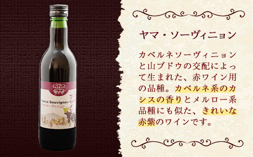 八千代夢ワイン シリーズ ハーフボトル 2本 セット ヤマ・ソーヴィニョン（赤）・つくば甲州（白）（茨城県共通返礼品・八千代町）／ 国産 酒 アルコール ワイン ぶどう まろやか 甲州 ハーフ 飲み切り セット 贈り物 ギフト 記念日 イベント お祝い おもてなし 茨城県